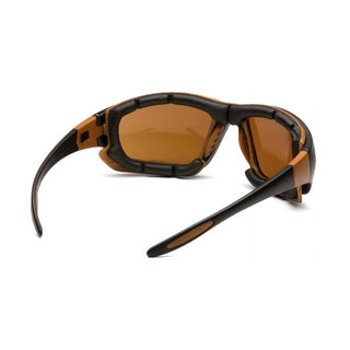 Carhartt CHB418DTP Sandstone Bronze Anti-Fog Lens with Black/Tan Frame