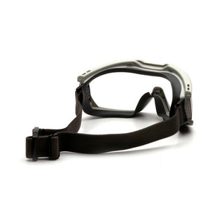 Pyramex G604T2 Capstone -  Chem Splash-Clear Goggle With Anti-Fog-2 Straps