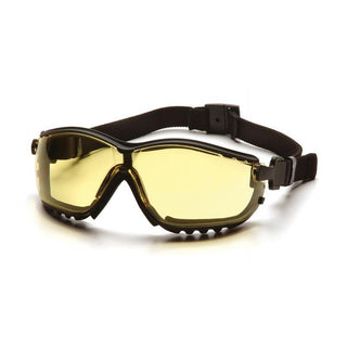 Pyramex GB1830ST Pyramex Safety - V2G - Black Frame/Amber Anti-Fog Lens