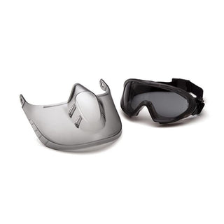 Pyramex GG524TSHIELD Gray H2X Anti-Fog Lens with Face Shield