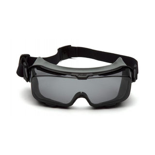 Pyramex GG9920TM Cappture Pro Goggle - Gray H2MAX Anti-Fog Lens with Rubber Gasket