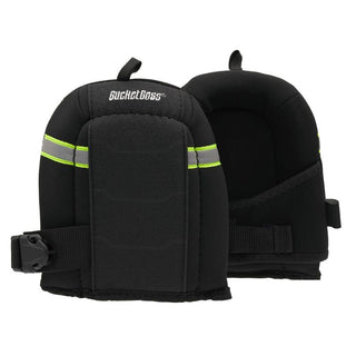 Bucket Boss GX3 Flooring Knee Pads, KneeKeeper HV Kneepads Black