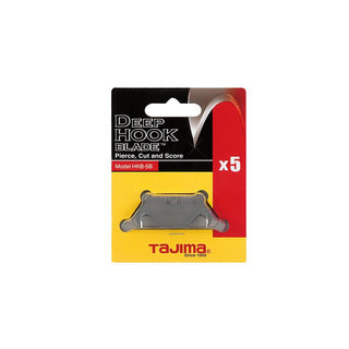 Tajima Tools HKB-5B Deep Hook Blades Two-Notch Deep Hook Blades, 5-Blade Pack