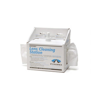 Pyramex LCS10  Lens cleaning station with 8 oz. cleaning solution 600 tissues