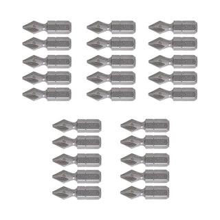 Vessel Tools NTPH1254P25K Neck Torsion Power Bits, PH1 x 25.4 mm, Bulk 25 Pc.