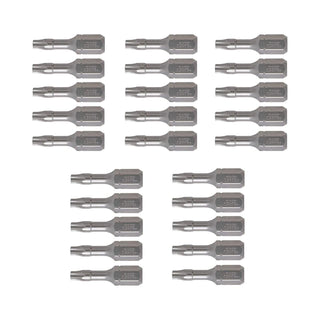 Vessel Tools NTTX15254P25K Neck Torsion Power Bits, T15 x 25.4 mm, Bulk 25 Pc.