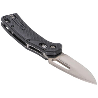 Klein Tools OGK000BKT Resurgence Hunting Pocket Knife, Black & Drop Point