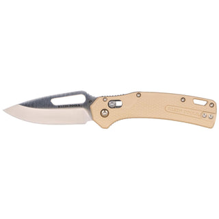 Klein Tools OGK000TNT Resurgence Hunting Pocket Knife, Sand & Drop Point