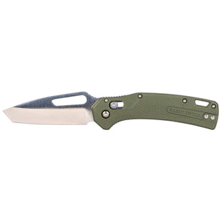 Klein Tools OGK001GNT Resurgence Hunting Pocket Knife, Green & Tanto