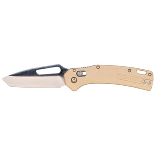 Klein Tools OGK001TNT Resurgence Hunting Pocket Knife, Sand & Tanto