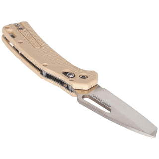 Klein Tools OGK001TNT Resurgence Hunting Pocket Knife, Sand & Tanto