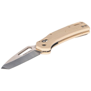 Klein Tools OGK001TNT Resurgence Hunting Pocket Knife, Sand & Tanto