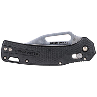 Klein Tools OGK002BKT Resurgence Hunting Pocket Knife, Black & Clip Point