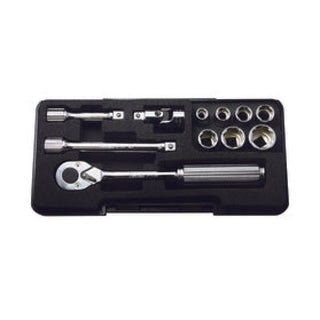 Ko-Ken P3262M-6P 3/8 Sq. Dr. Socket set 6 point Plastic case 11 pieces