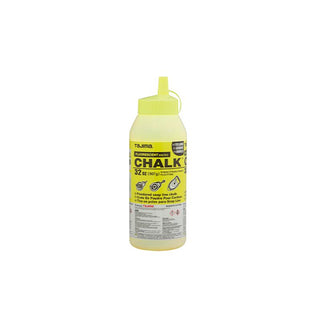 Tajima Tool PLC2-FY900 Micro Chalk Powdered Snap Line Chalk Fluorescent Yellow 32oz