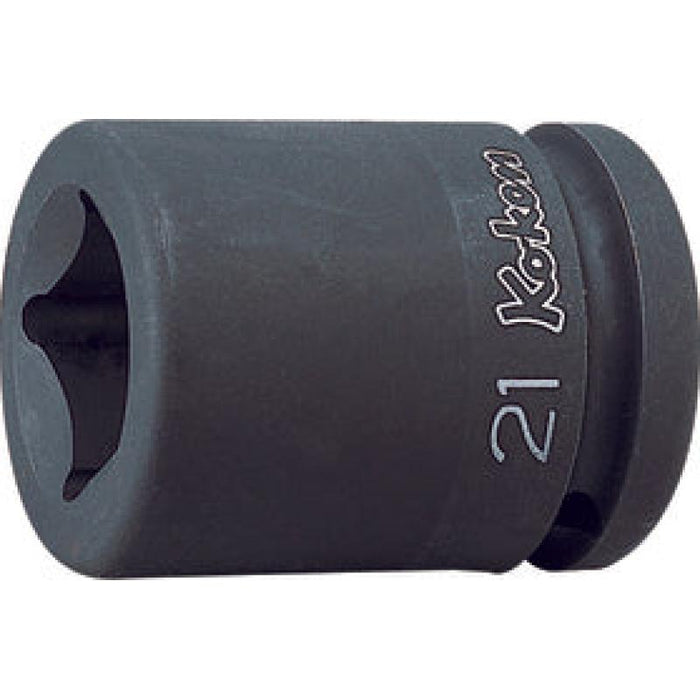 Koken PW6P-41X21 3/4 Sq. Dr. Rear Wheel Nut Socket 41 x 21mm Hex x Square Length 80mm Color coded