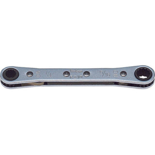 Ko-Ken R810-3/8X7/16 Ratcheting Ring Wrench 3/8x7/16 12 point Length 140mm Reversible