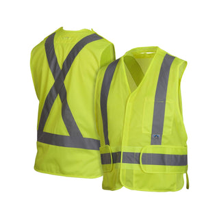 Pyramex RCA25SE Type R - Class 2 Non FR Self Extinguishing Hi Vis Safety Vest