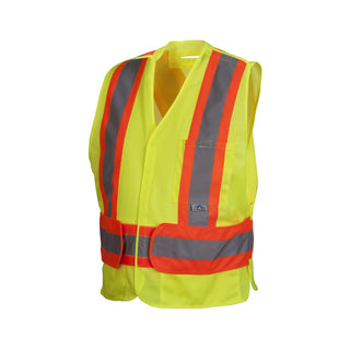 Pyramex RCA27SE Type R - Class 2 Non FR Self Extinguishing Hi Vis Safety Vest