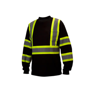 Pyramex RCLTS31 Hi-Vis Long Sleeve Moisture Wicking T-Shirts