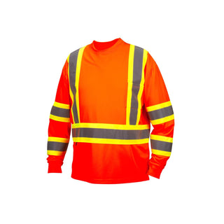 Pyramex RCLTS31 Hi-Vis Long Sleeve Moisture Wicking T-Shirts