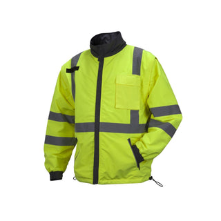 Pyramex RJR3410 Type R - Class 3 Hi-Vis Lime Jacket