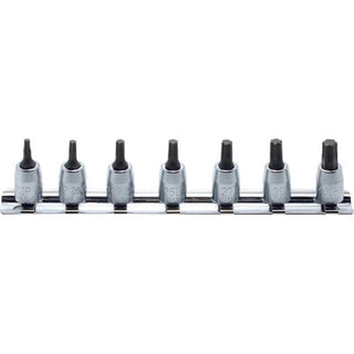 Ko-ken RS2025/7-IPR TORX® Plus 1/4"Sq. Dr. Socket Set 10IPR-40IPR Tamper Resistant 7 Pcs