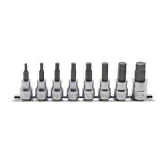 Ko-Ken RS3010A/8-L50 3/8 Sq. Dr. Bit Socket set 1/8-1/2 Hex Length 50mm 8 pieces