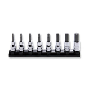 Ko-Ken RS3010MZ/8-L50 3/8 Sq. Dr. Bit Socket set 3-12mm Hex Length 50mm Z-series 8 pieces