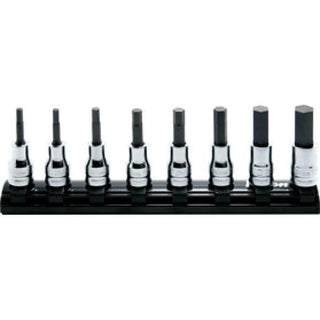Ko-Ken RS3010MZ/8-L75 3/8 Sq. Dr. Bit Socket set 3-12mm Hex Length 75mm Z-series 8 pieces