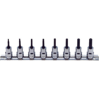 Koken RS3025/8-L38 3/8 In Sq. Dr. Bit Socket set TORX® T10-T45 Length 38mm 8 Pieces