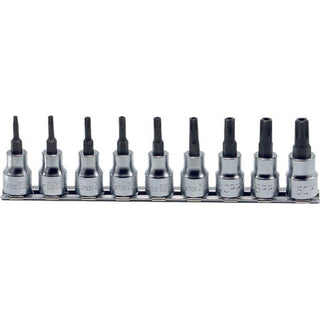 Ko-Ken RS3025/9-IPR Bit Socket Set TORX® Plus 10IPR-50IPR Tamper Resistant 200mm 9 Pieces 3/8 Sq. Drive