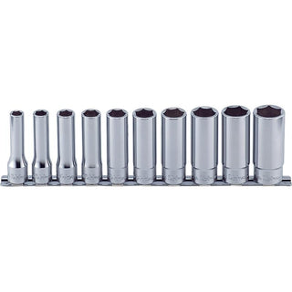 Ko-ken RS4305A/10 Hex 1/2"Sq. Dr. 12 Point Socket Set 10 Pcs 3/8-15/16 Inch
