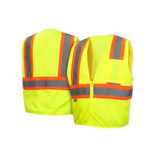 Pyramex Type R - Class 2 Non FR Self Extinguishing Hi-Vis Safety Vest