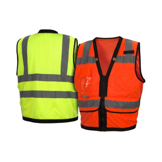 Pyramex RVZ2820 Series Type R - Class 2 Hi-Vis Orange Safety Vest
