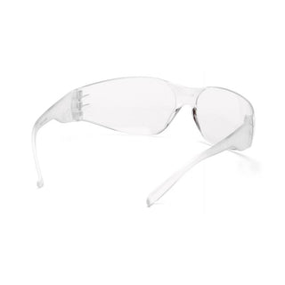 Pyramex S4110SUC Intruder Uncoated Clear Lens with Clear Temples