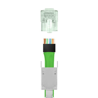 Simply45 S45-1150  Cat6 Shielded External Ground  Standard WE/SS RJ45