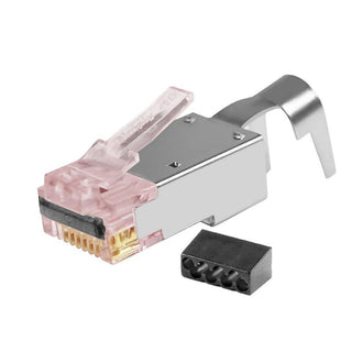 Simply45 S45-1750P - ProSeries Cat6/6a STP Shielded External Ground  Pass Through RJ45