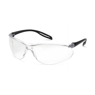 Pyramex S9710ST Clear H2X Anti-Fog Lens with Black Temples