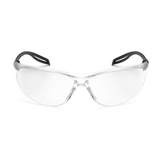 Pyramex S9710ST Clear H2X Anti-Fog Lens with Black Temples