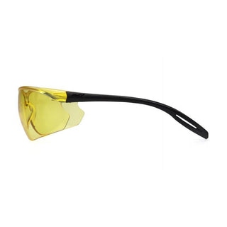 Pyramex S9730S Neshoba Amber Lens with Black Temples