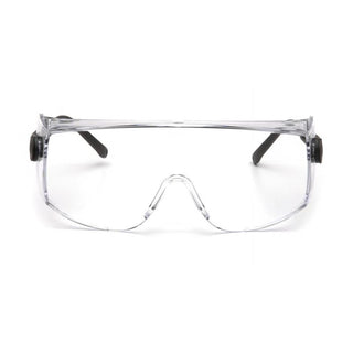 Pyramex SB1010SJ Pyramex Safety - Defiant - Black Temples/Clear Lens-Over Prescription - Jumbo