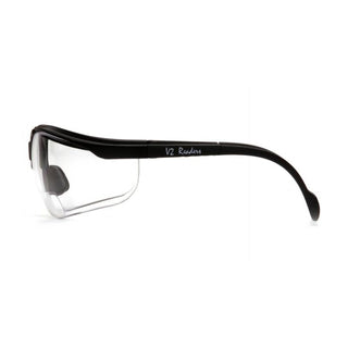 Pyramex SB1810R10 V2 Readers Clear +1.0 Lens with Black Frame