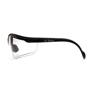 Pyramex SB1810R25T V2 Readers Clear +2.5 H2X Anti-Fog Lens with Black Frame