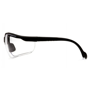 Pyramex SB1810ST Venture II Clear H2X Anti-Fog Lens with Black Frame