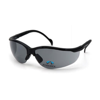 Pyramex SB1820R20 V2 Readers Gray +2.0 Lens with Black Frame