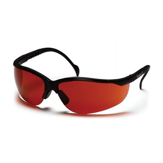 Pyramex SB1835S Venture II Sun Block Bronze Lens with Black Frame