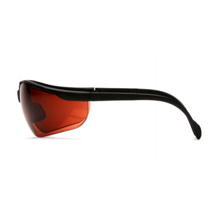 Pyramex SB1835S Venture II Sun Block Bronze Lens with Black Frame