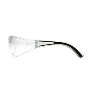 Pyramex SB3610ST Cortez Clear H2X Anti-Fog Lens with Black Temples