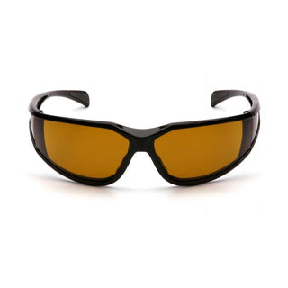 Pyramex SB5133DT Pyramex Safety - Exeter - Glossy Black Frame/Shooter's Amber Anti-Fog Lens